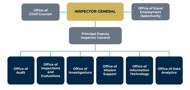 TIGTA organizational structure
